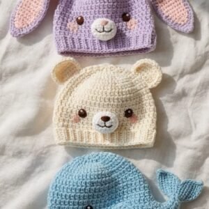 Set of Animal Caps