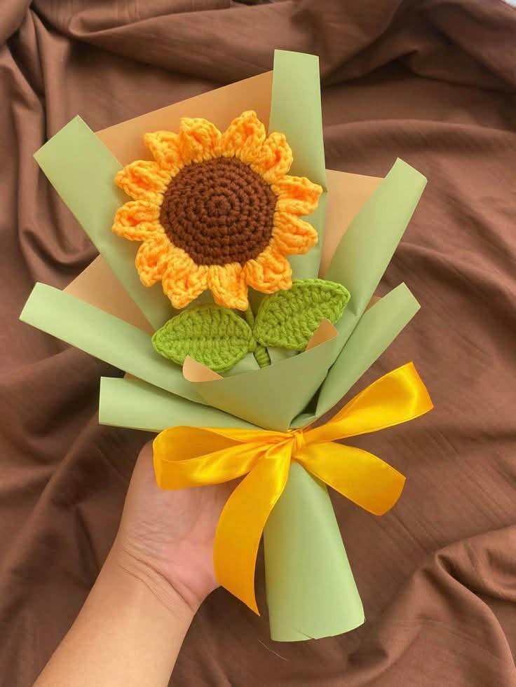 Little Sunshine Crochet Sunflower