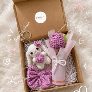 Bunny Blossoms Crochet Gift Set